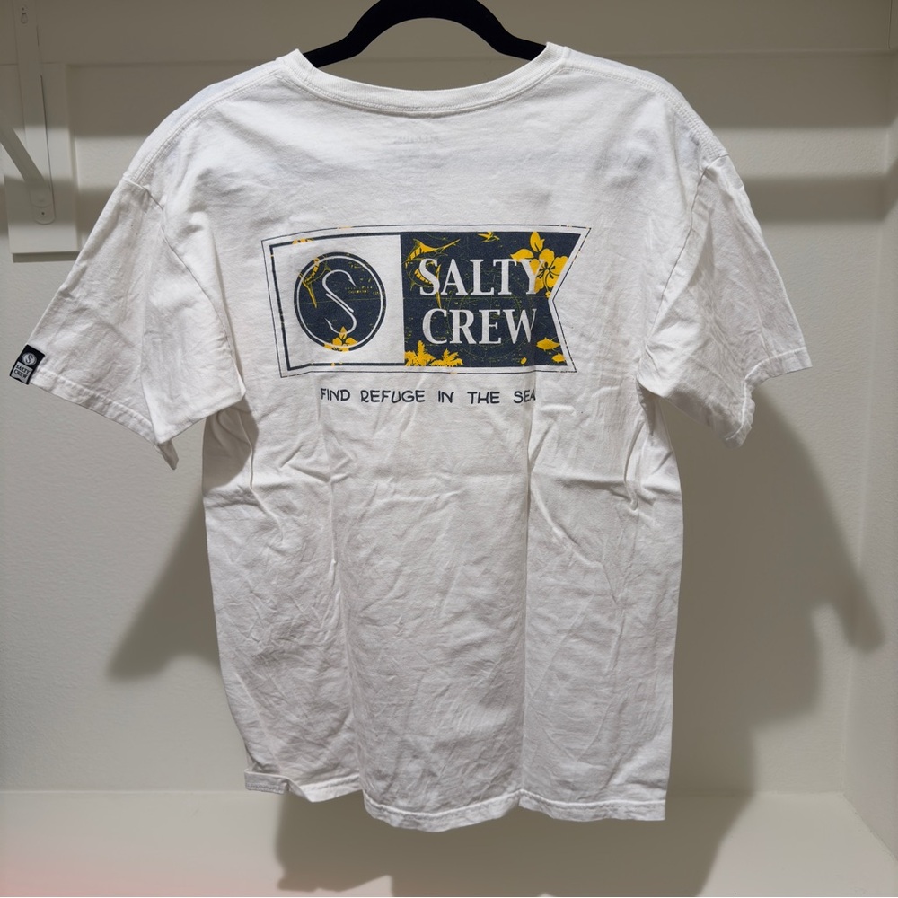 Salty Crew White Men's Shirt - Picture 3 of 3
